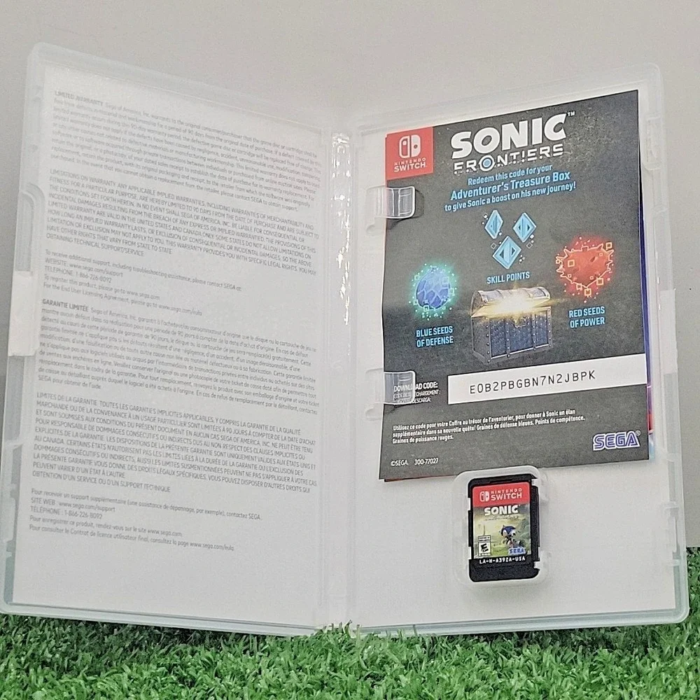 Sonic Frontiers by Sega Video Game for Nintendo Switch Manual Included -‎ Tested